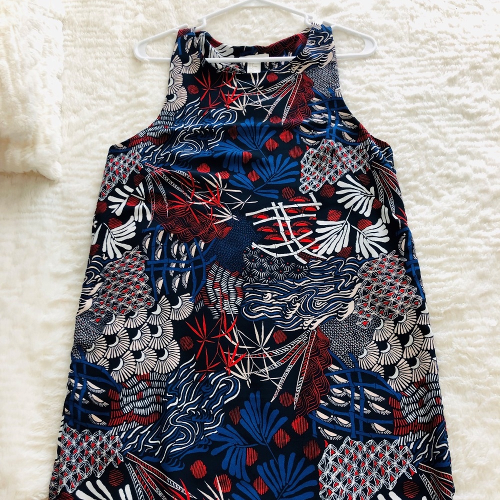 Vibrant Patterned Summer Sleeveless Dress